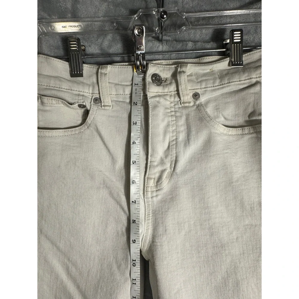 Madewell High Rise‎ 90's Straight Leg Jeans Off White Cream Denim Pants 23